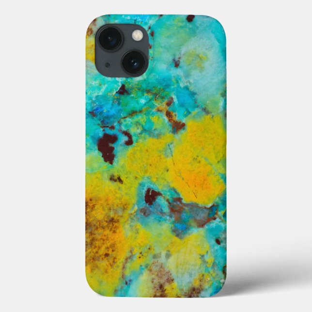 Coques Case-Mate iPhone Jasper Chrysocolla Bleu (Verso)