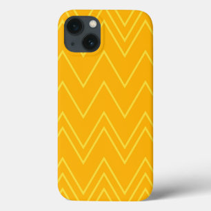 Case-Mate iPhone Case Jaune, cool, tendance, moderne, motif de zigzag ur