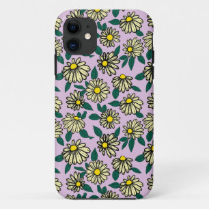 Case-Mate iPhone Case Jaune Ditsy Floral Motif sans joint