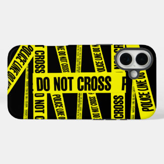Coques iPhone 16 Plus Jaune ne transcendez pas la scène de crime Zones d