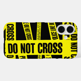 Coque Pour iPhone 16 Jaune ne transcendez pas la scène de crime Zones d