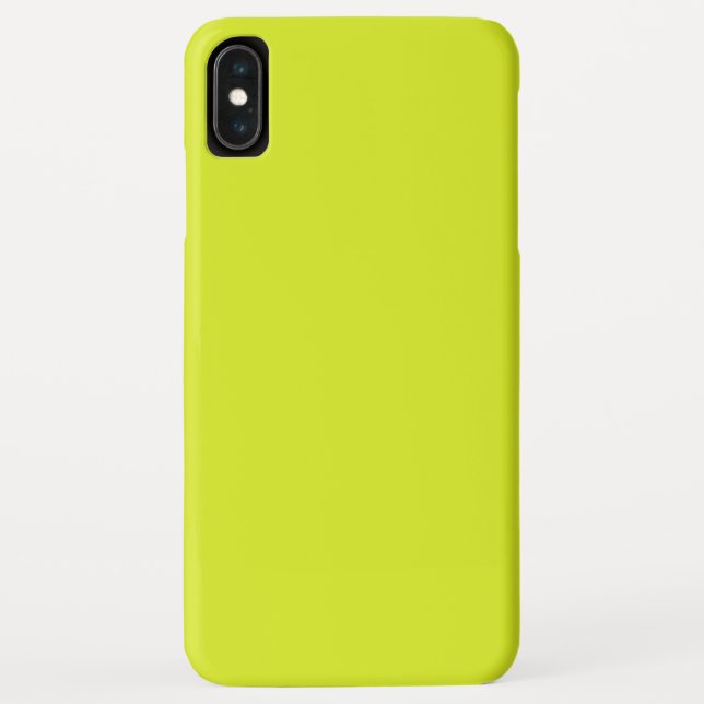 Coques Case-Mate iPhone Jaune néon (Dos)