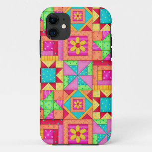 Etui iPhone Case-Mate Jaune rouge Peinture à talon à patchwork