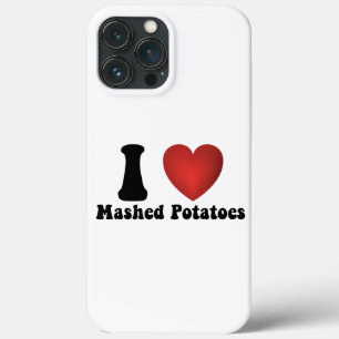 Case-Mate iPhone Case Je adore les pommes de terre écrasées Cadeau de dî