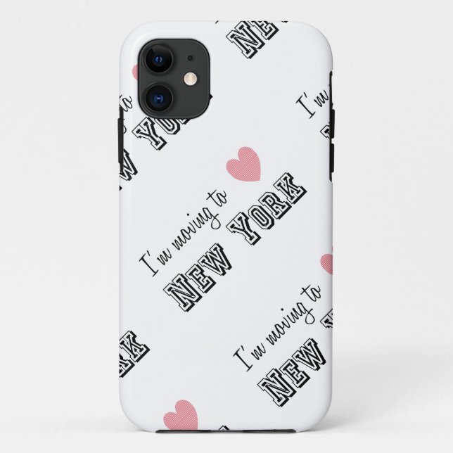 Coques Case-Mate iPhone Je déménage à New York (Dos)