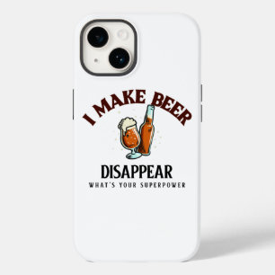 Coque Pour iPhone 14 Je fais disparaître la bière Qu'est-ce que votre s