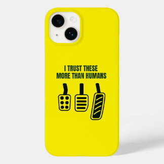 Coque Pour iPhone 14 Je fais plus confiance à ceux-ci que les humains i