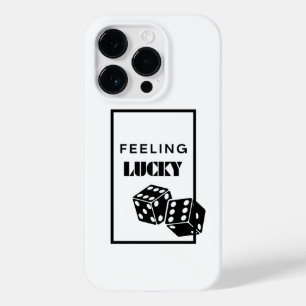 Coque Pour iPhone 14 Pro Je me sens chanceuse, fille chanceuse, fille chanc
