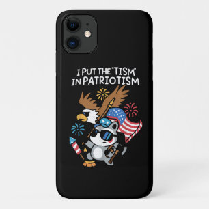 Case-Mate iPhone Case Je mets le Tisme dans l'Aigle Athlétique Patriotiq
