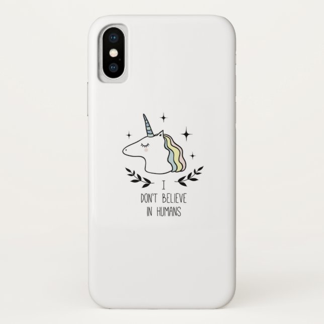 Coques Case-Mate iPhone Je ne crois pas chez l'homme (Dos)