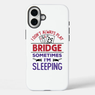 Coques iPhone 16 Plus Je ne joue pas toujours au pont Parfois je dors