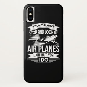 Case-Mate iPhone Case Je ne m'arrête pas toujours et je regarde les avio