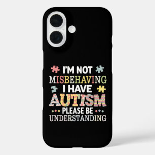 Coque Pour iPhone 16 Je ne me comporte pas mal, j'ai une conscience de