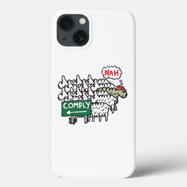 Coques Case-Mate iPhone Je Ne Me Conforme Pas (Verso)