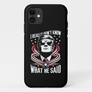 Case-Mate iPhone Case Je ne sais vraiment pas ce qu'il a dit de drôle Tr