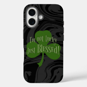 Coque Pour iPhone 16 Je ne suis pas Lucky Je viens de bénir le design S
