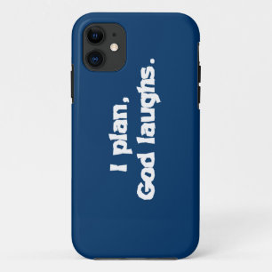 Etui iPhone Case-Mate Je planifie, Dieu rit Citation spirituelle amusant
