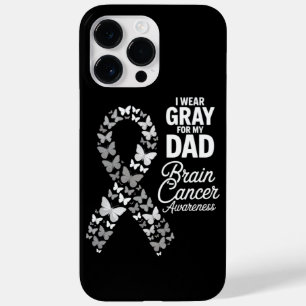 Coque Pour Pour iPhone 14 Pro Max Je porte du gris pour mon père - Sensibilisation a