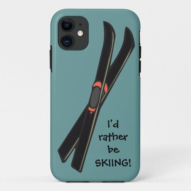 Coques Case-Mate iPhone je préfère faire du SKI ! Concevoir iPhone Casemat (Dos)