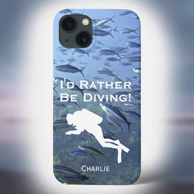 Coques Case-Mate iPhone Je Préférerais Plonger. Personnalisez. (Créateur téléchargé)