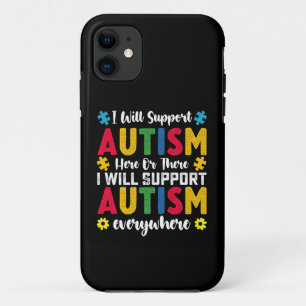 Case-Mate iPhone Case Je soutiendrai l'autisme ici ou là autistique