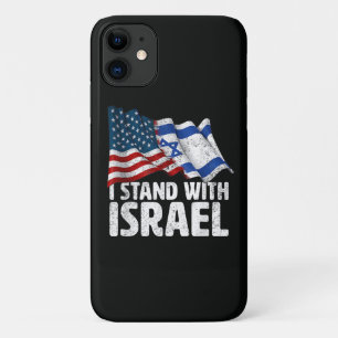 Case-Mate iPhone Case Je suis avec Israël Drapeau américain USA 