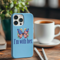 Je suis avec son papillon bleu Kamala