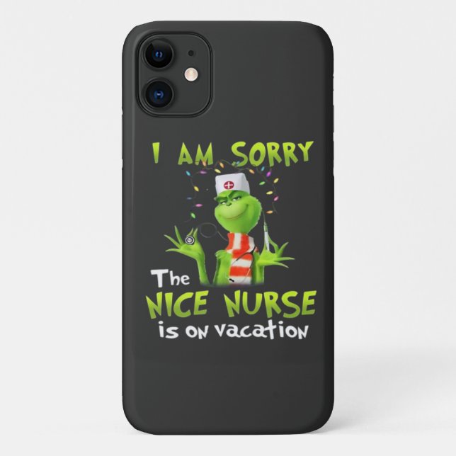 Coques Case-Mate iPhone Je suis désolé que la gentille infirmière soit en  (Dos)