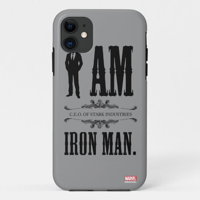Coques Case-Mate iPhone Je suis Iron Man (Dos)