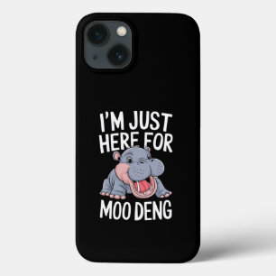 Case-Mate iPhone Case Je suis juste ici pour Moo Deng mignonne Baby Hipp