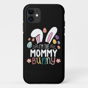 Case-Mate iPhone Case Je suis la maman mommy lapin Pâques famille tenue