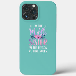 Case-Mate iPhone Case Je suis la soeur du milieu Je suis la raison pour