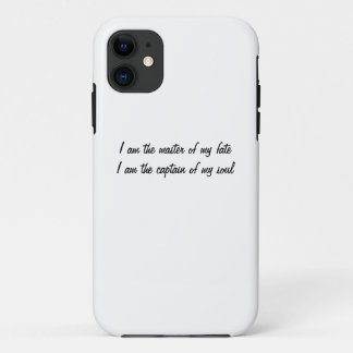 Etui iPhone Case-Mate Je suis maître de ma couverture d'iphone de destin