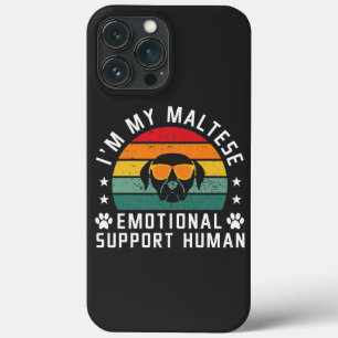 Case-Mate iPhone Case Je suis mon chien maltais soutien émotionnel humai