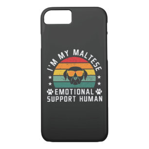 Case-Mate iPhone Case Je suis mon chien maltais soutien émotionnel humai