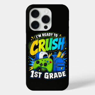 Coque iPhone 15 Pro Je suis prêt à écraser la première année de rentré