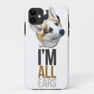 Coques Pour iPhone Je suis toutes les oreilles - cas du corgi