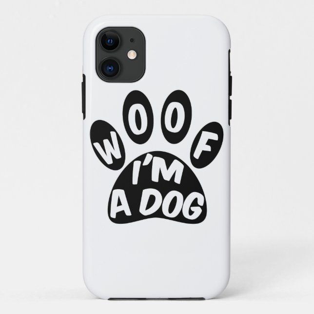 Coques Case-Mate iPhone Je suis un chien (Dos)