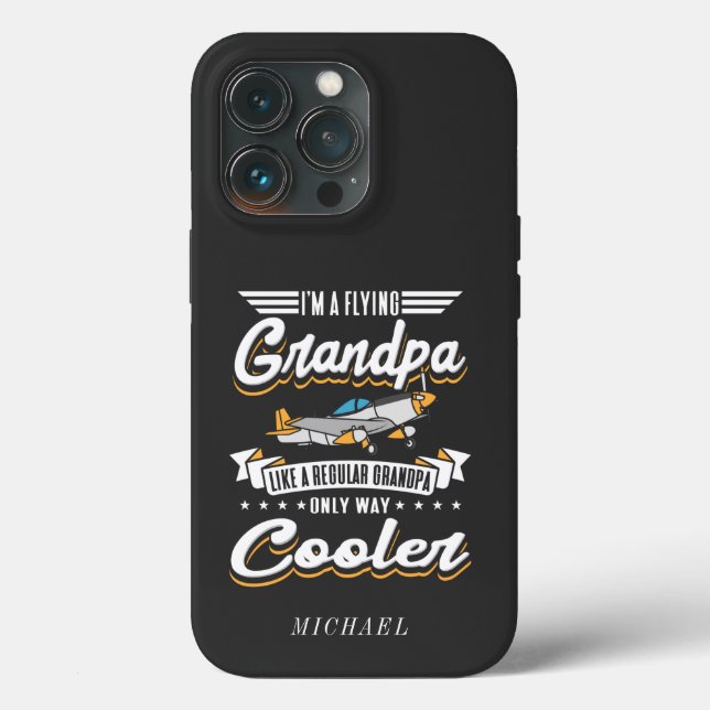 Coques Case-Mate iPhone Je suis un grand-père de l'aviation volant uniquem (Verso)