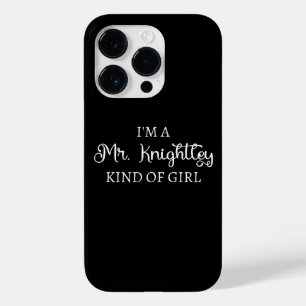 Coque Pour iPhone 14 Pro Je suis une fille de M. Knightley