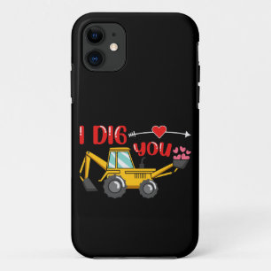 Case-Mate iPhone Case Je t'ai creusé Backhoe Valentine