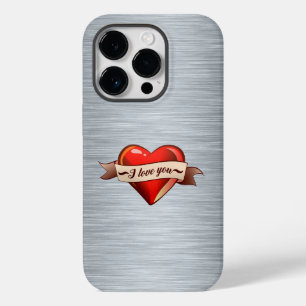 Coque Pour iPhone 14 Pro Je t'aime Coque-coque iphone