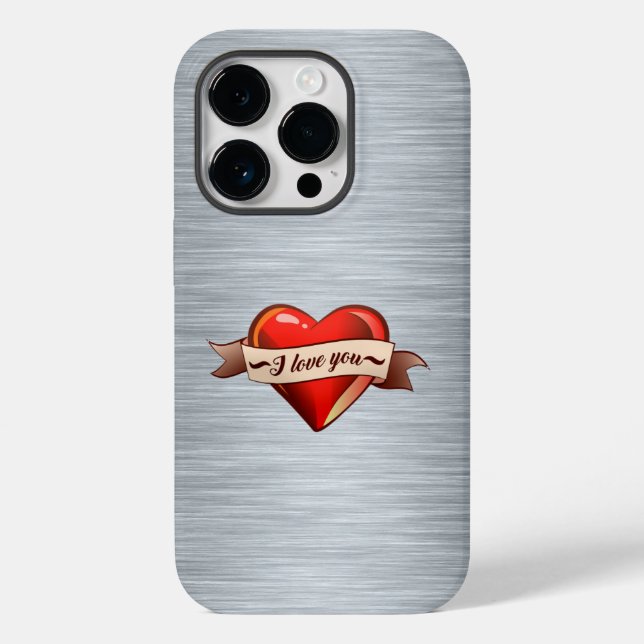Coques Case-Mate iPhone Je t'aime Coque-coque iphone (Verso)