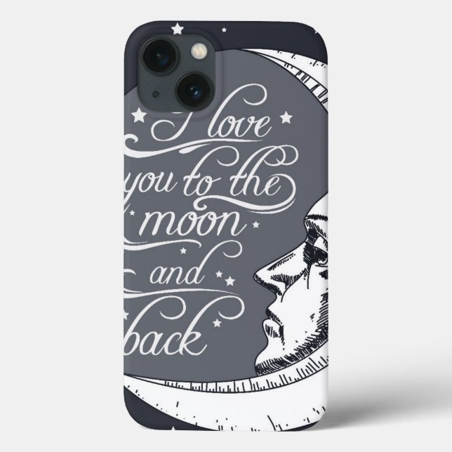 Coques Case-Mate iPhone Je T'Aime Sur La Lune Et De Retour (Verso)
