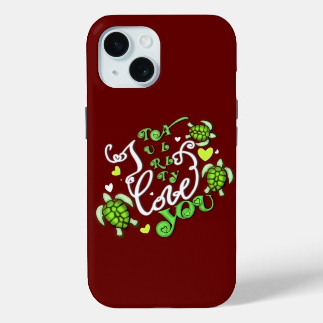 Coques Case-Mate iPhone Je t'aime vraiment - Saint Valentin (Verso)