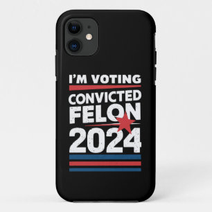 Case-Mate iPhone Case Je vote pour le condamné Felon Pro Trump 2024