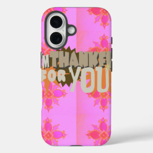 Coques iPhone 16 Je vous remercie : Une expression sincère