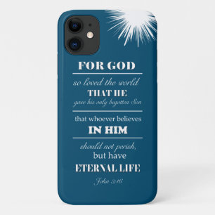 Case-Mate iPhone Case Jean 3:16 Bible Verse inspirant