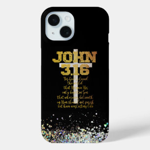 Coque Pour iPhone 15 Jean 3.6 Verset biblique