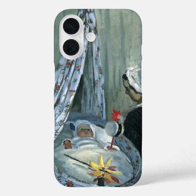 Coques Case-Mate iPhone Jean Monet dans son berceau par Claude Monet (Verso)